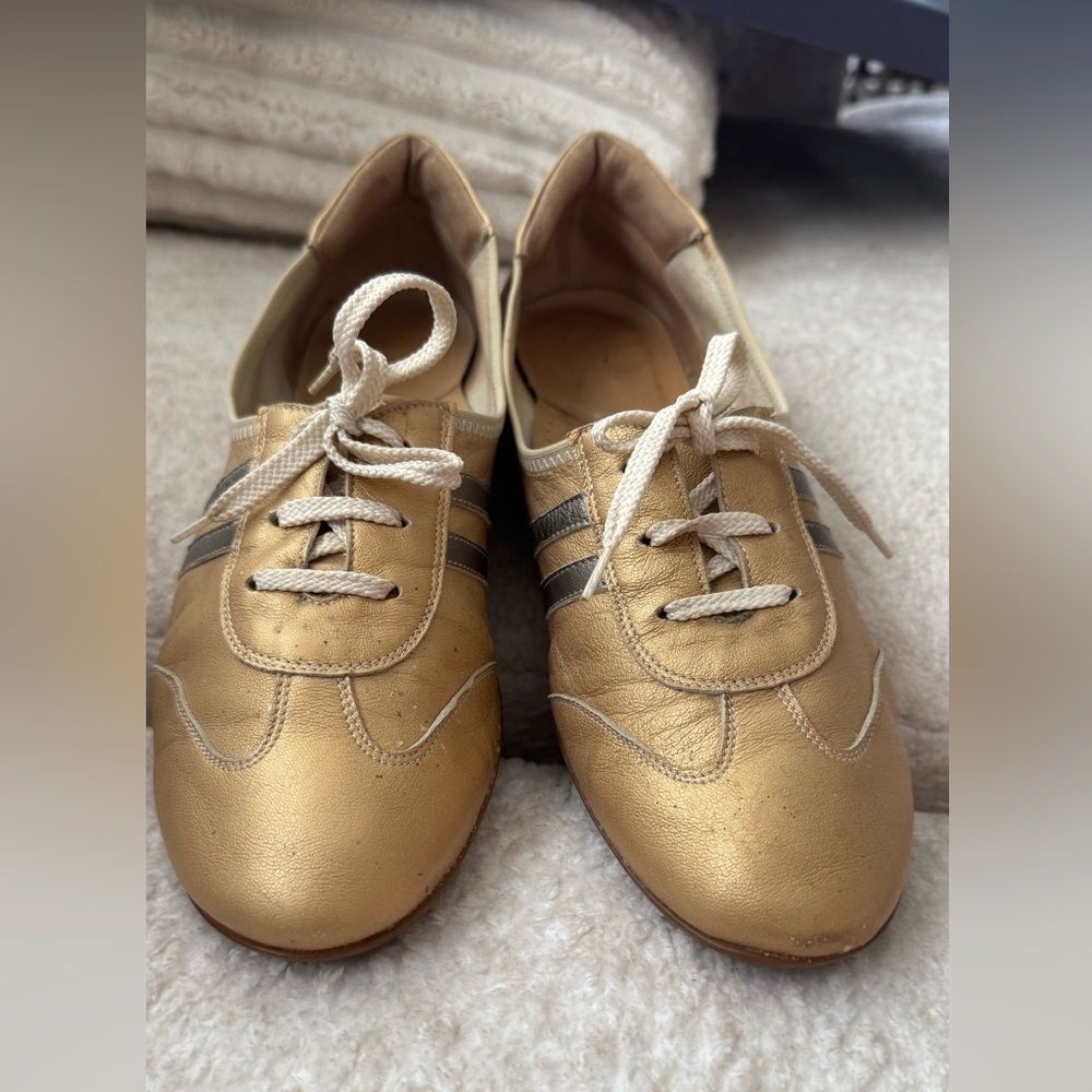 Sesto Meucci Gold Sneakers Athletic-Design - Picture 3 of 12